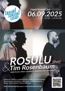 Veranstaltungsplakat LSC mit Rosulu am 6.9.2025