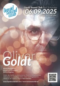 Plakat zum LSC mit Oliver Goldt am 6.9.2025